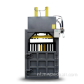 Verticale huisdierenfles gebruikte kleding kartonnen balermachine hydraulische hooibalende persmachine